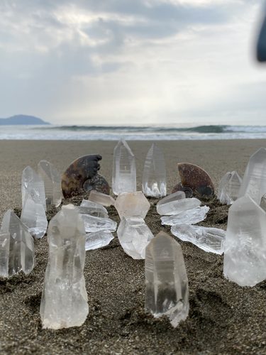 水晶の祈り・レムリアンクリスタルと海へ
